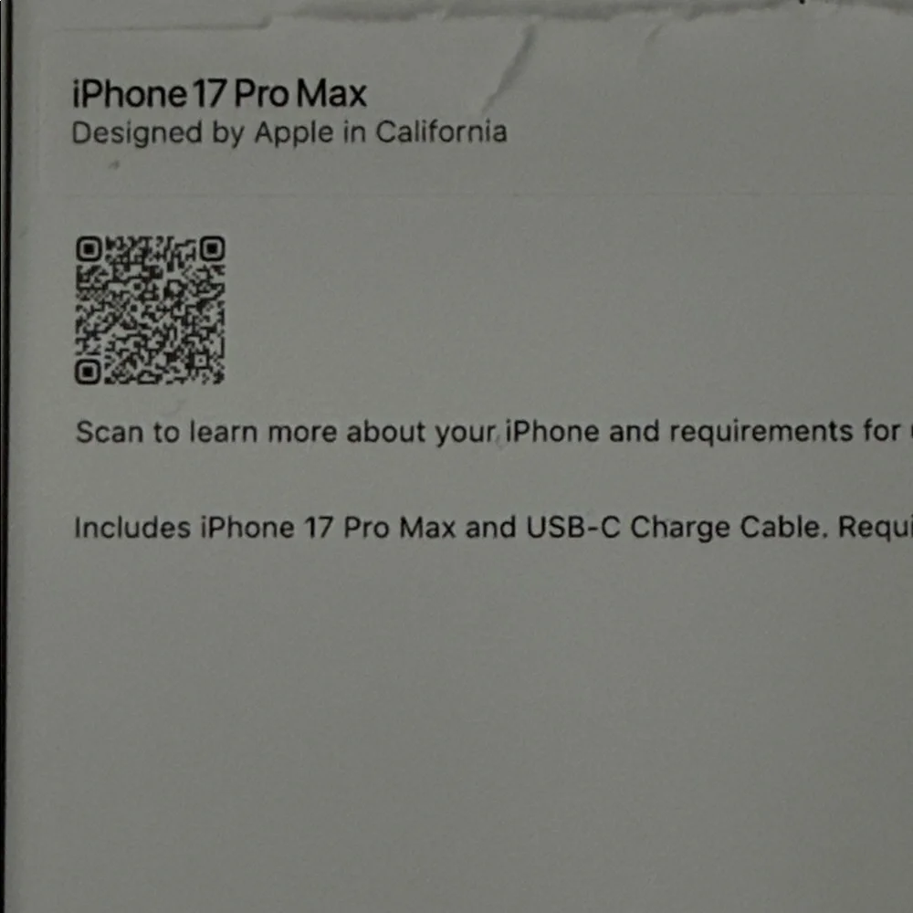 Apple original packaging